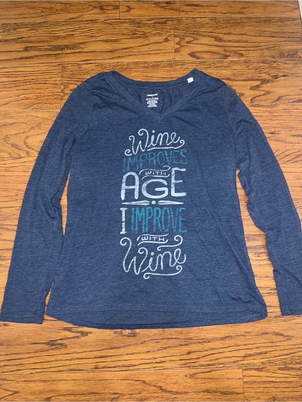 Women Wine Long Sleeve Shirt
